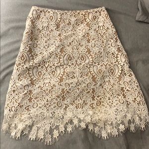 For Love and Lemons lace skirt